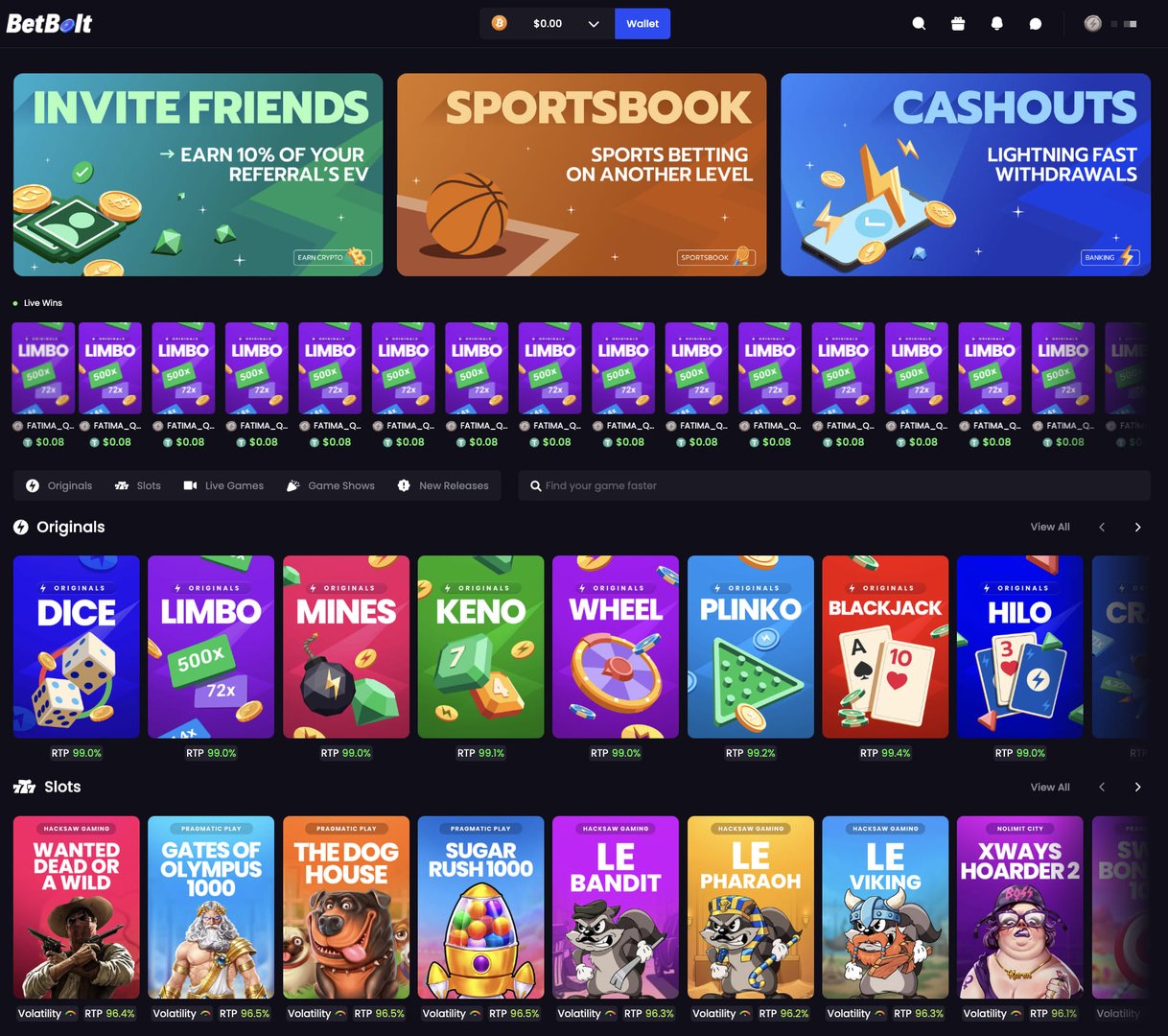 betbolt casino
